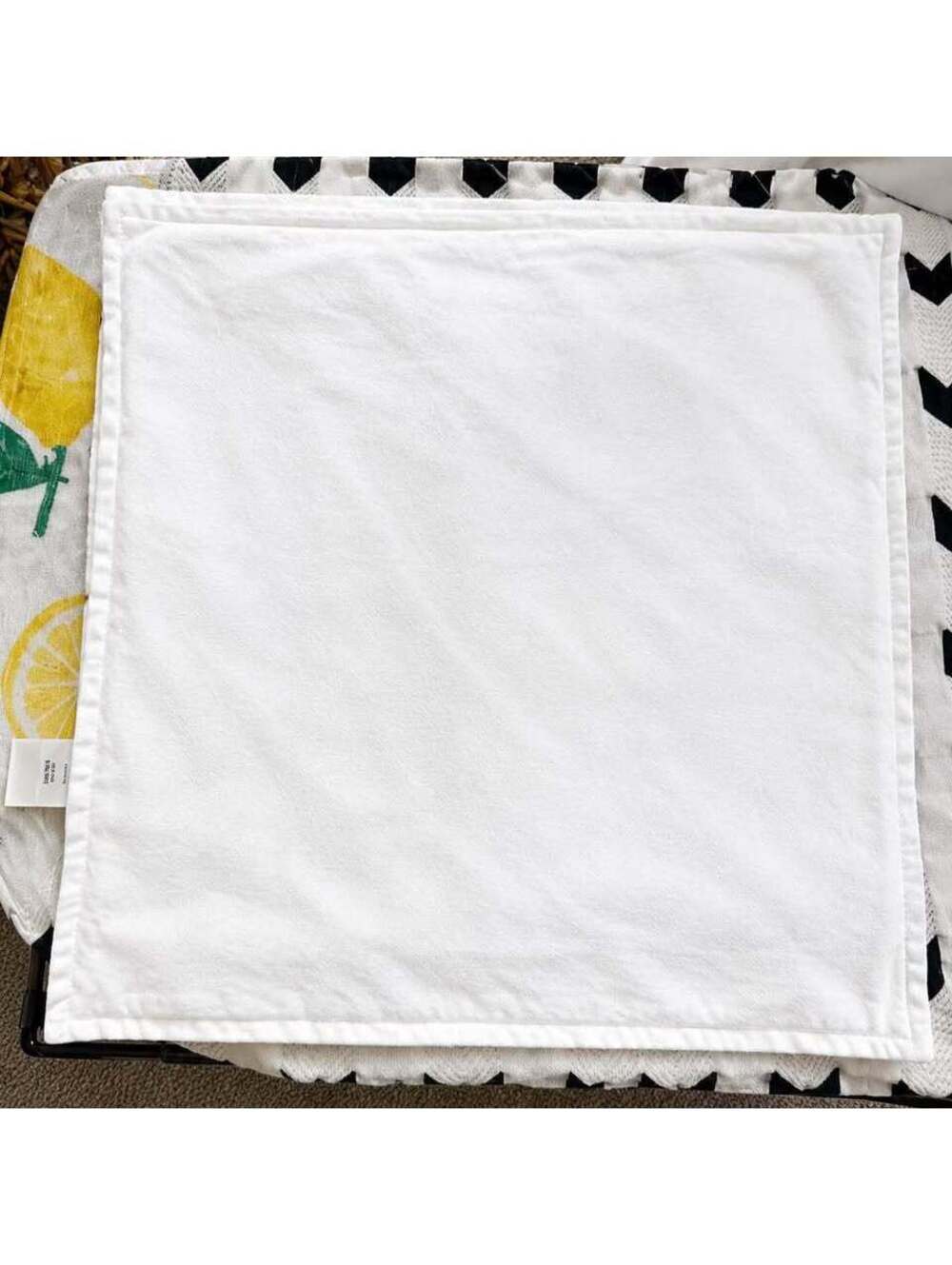(1) 20”x22” White Pillow Cover